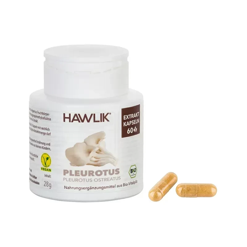 HAWLIK Bio Pleurotus
Extrakt Kapseln