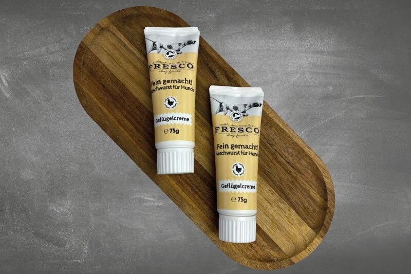 FRESCO Fein gemacht! Naschwurst für Hunde – Geflügelcreme