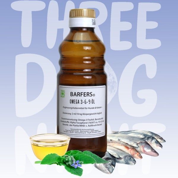 DHN® BARFERS® Omega 3-6-9 Öl