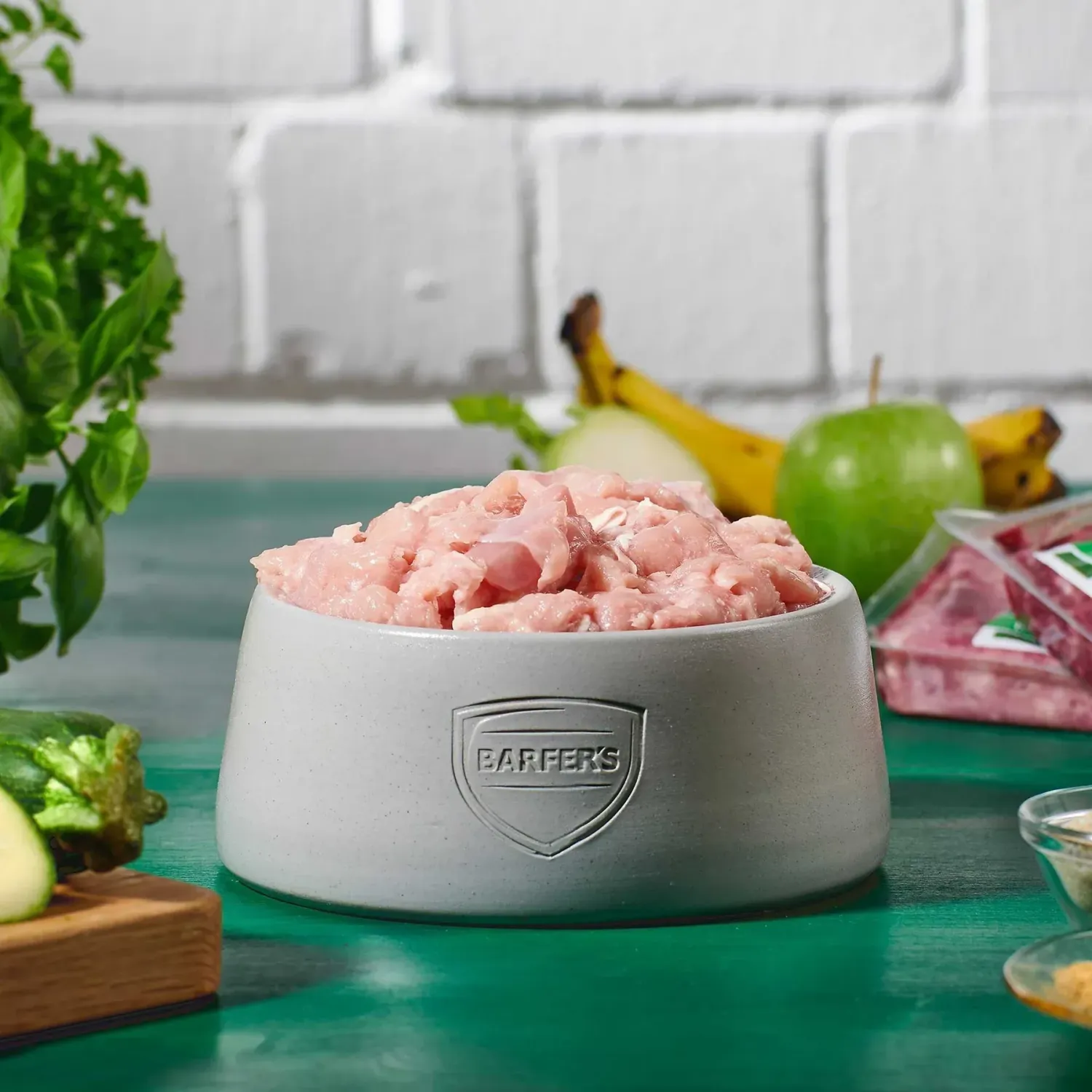 Hühnermuskelfleisch gewolft