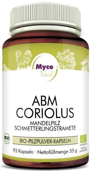 Mycovital ABM-Coriolus Bio Pilzpulver Kapseln (Sondermischung 3 Gläser)