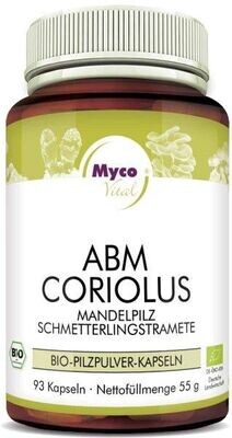 Mycovital ABM-Coriolus Bio Pilzpulver Kapseln (Sondermischung 3 Gläser) Mycovital ABM-Coriolus Bio Pilzpulver Kapseln (Sondermischung 3 Gläser)