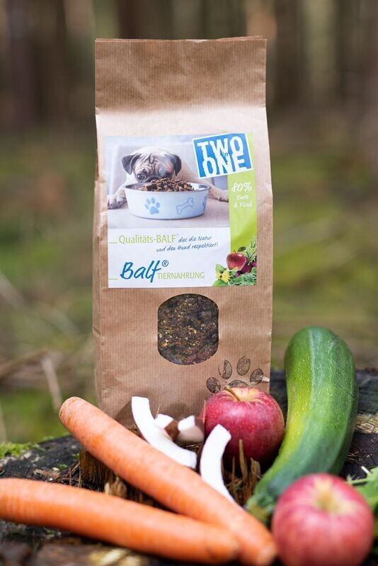 BALF® TWO in ONE Ente und Fisch/Obst-Gemüse (Hund)80/20