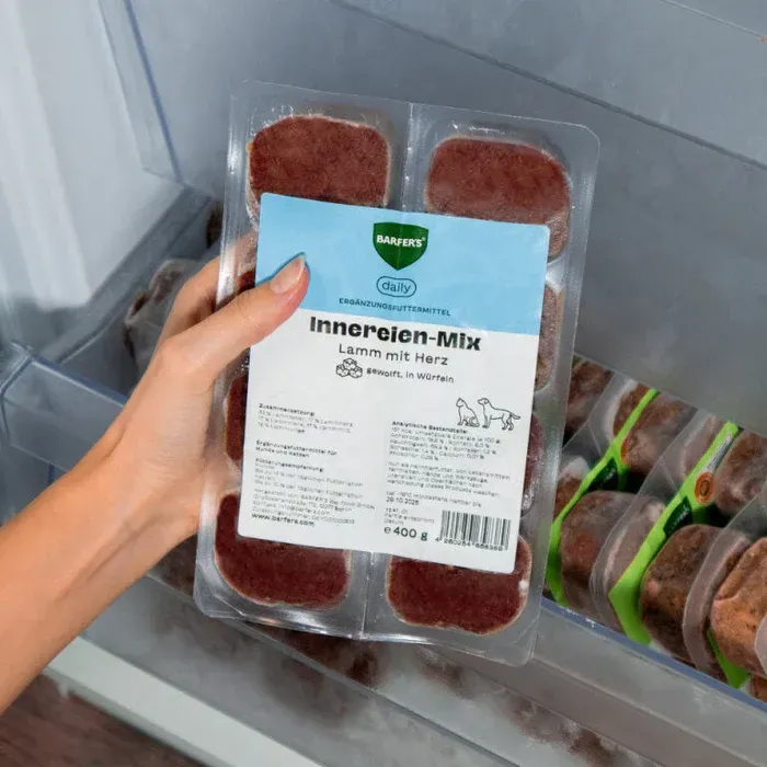 Lamminnereien mit Herz Würfel