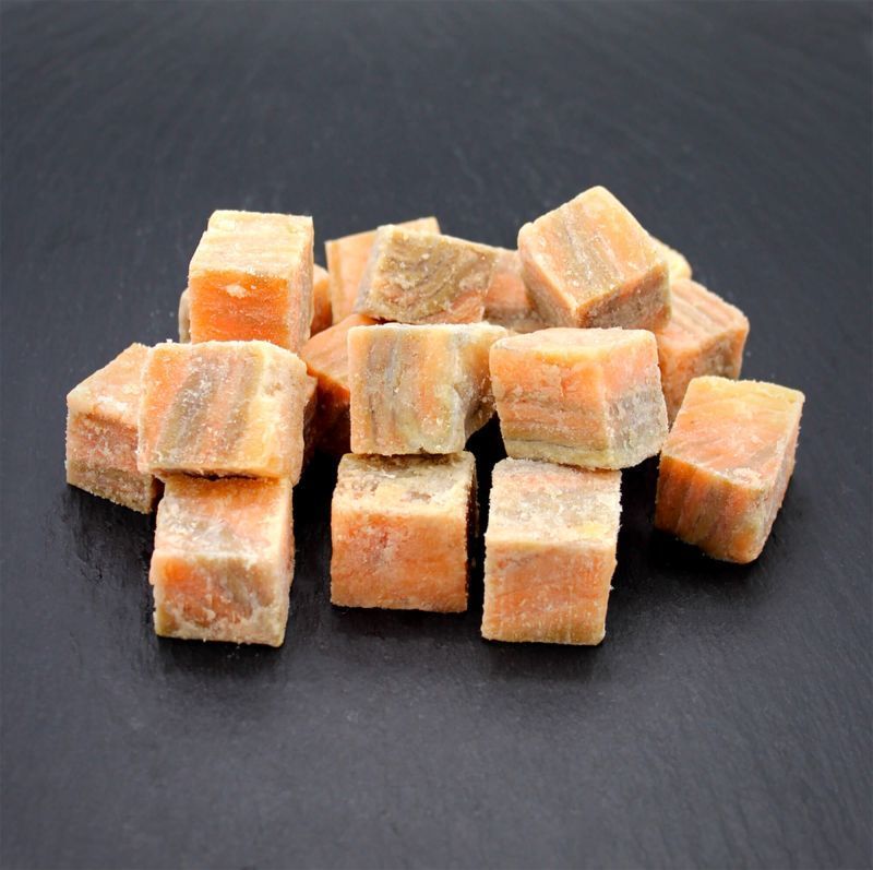 Lachs Würfel 2,5x2,5cm Lachs Würfel 2,5x2,5cm