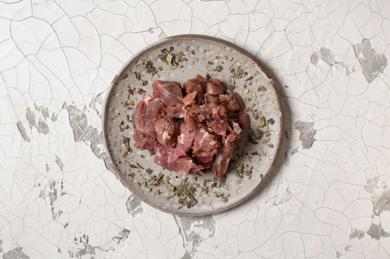 Gans Muskelfleisch in Würfel P&P geschnetzelt Gans Muskelfleisch in Würfel P&P geschnetzelt