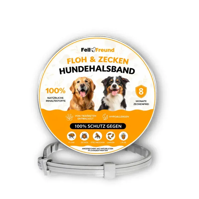 Fellfreund Floh und Zeckenschutz Halsband für Hunde Fellfreund Floh und Zeckenschutz Halsband für Hunde