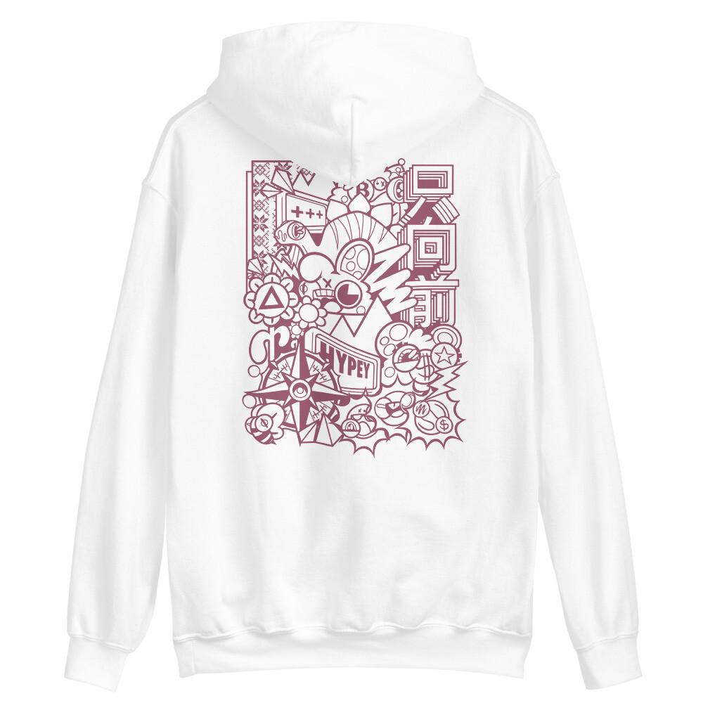 Hypey Around The World Hoodie - White