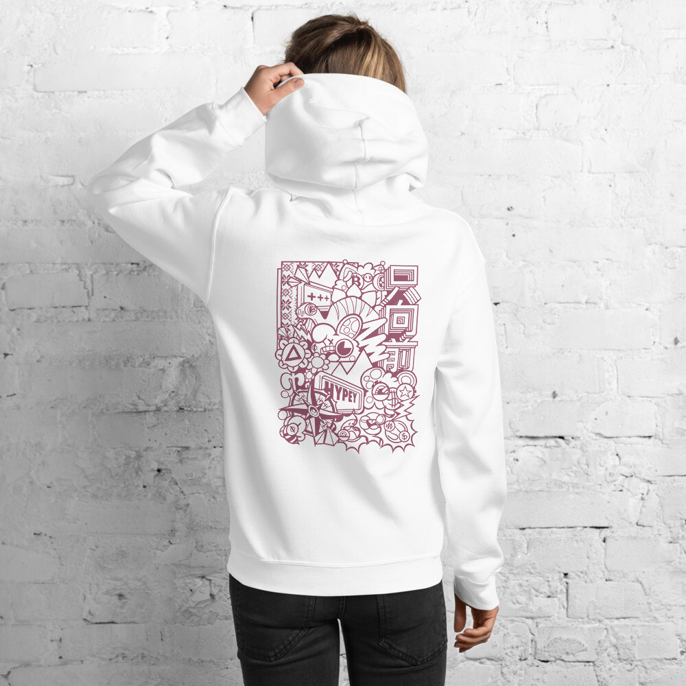 Hypey Around The World Hoodie - White