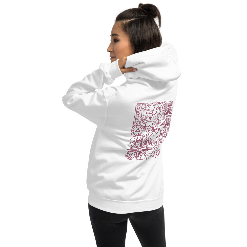 Hypey Around The World Hoodie - White