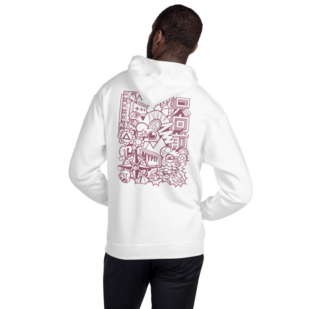 Hypey Around The World Hoodie - White