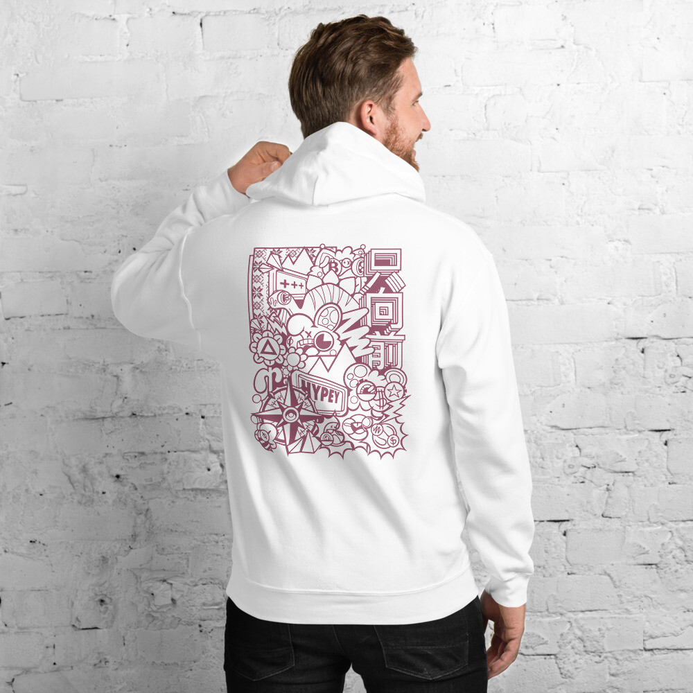 Hypey Around The World Hoodie - White