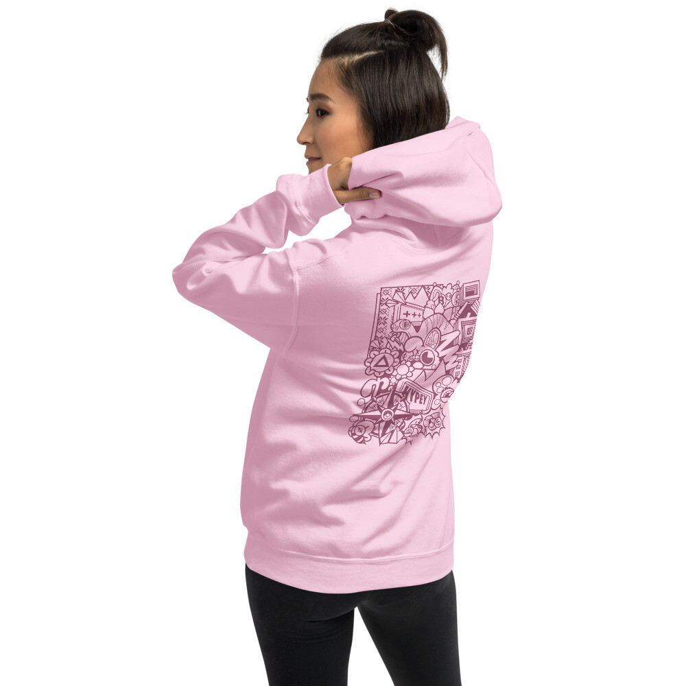 Hypey Around The World Hoodie - Pink