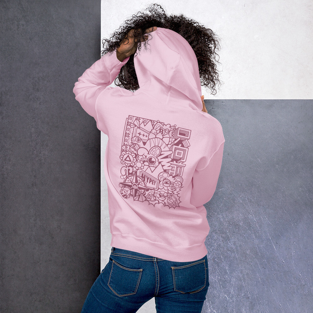 Hypey Around The World Hoodie - Pink