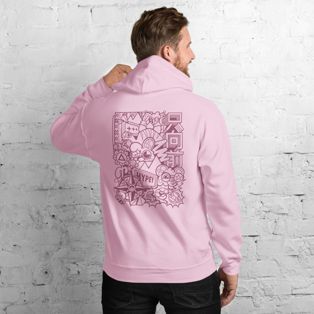 Hypey Around The World Hoodie - Pink