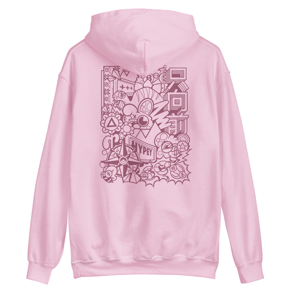 Hypey Around The World Hoodie - Pink
