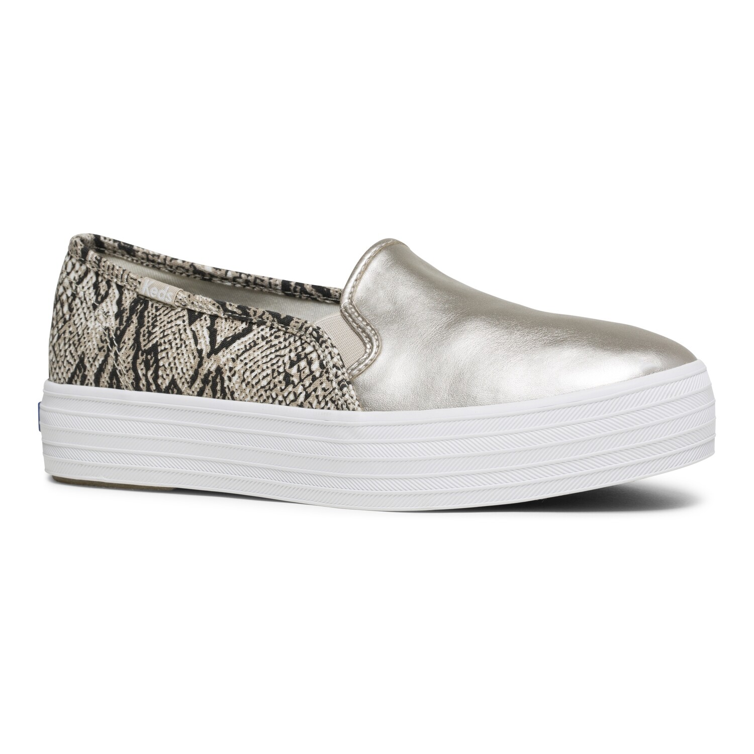 Triple Decker Metallic PU Snake CH WF64003 Triple Decker Metallic PU Snake CH WF64003