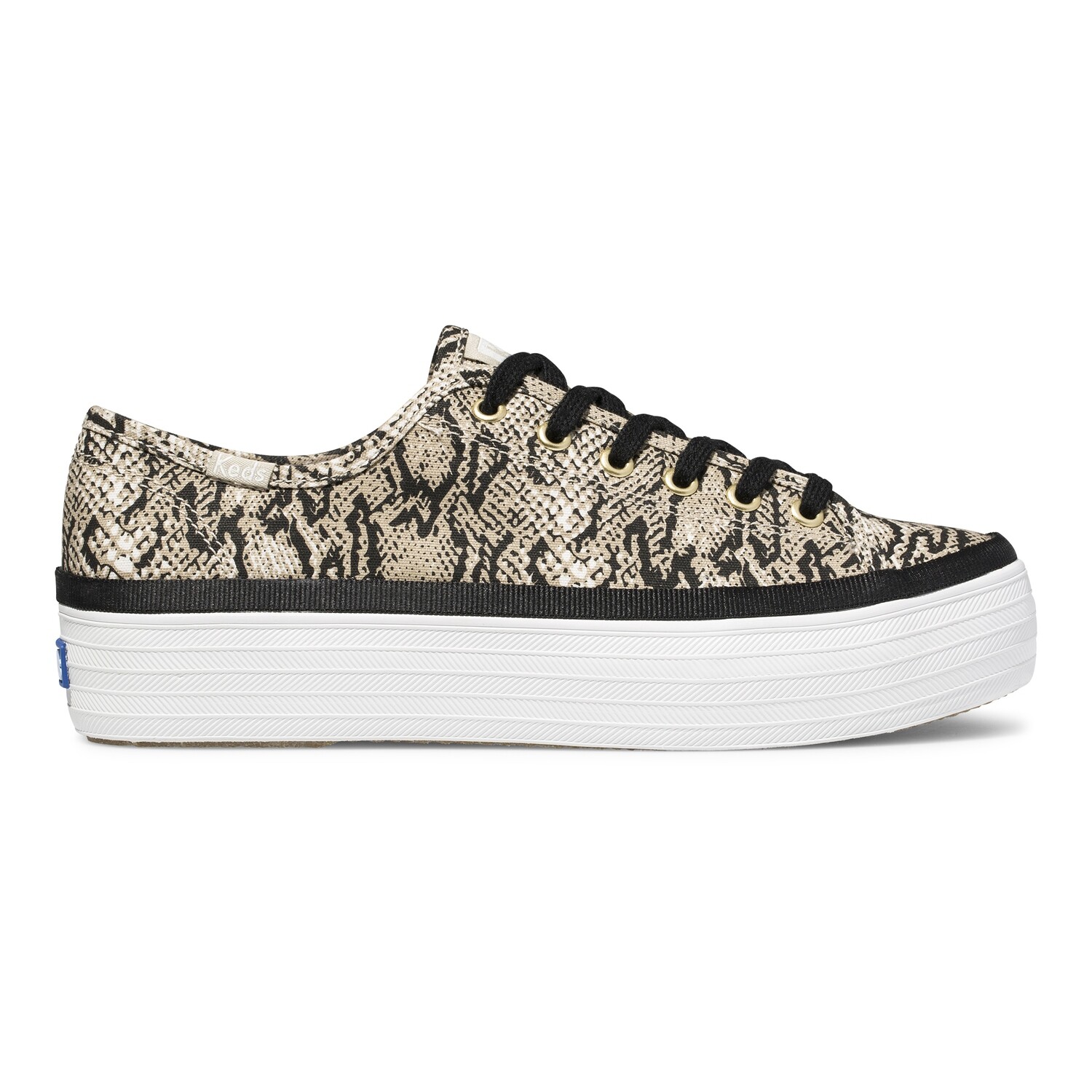 Triple Kick Snake Webbing Cream Black WF63877 Triple Kick Snake Webbing Cream Black WF63877