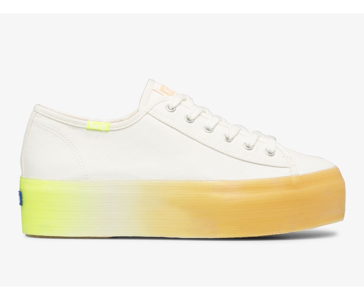 Triple Up Neon Foxing Transluce White Multi WF66010