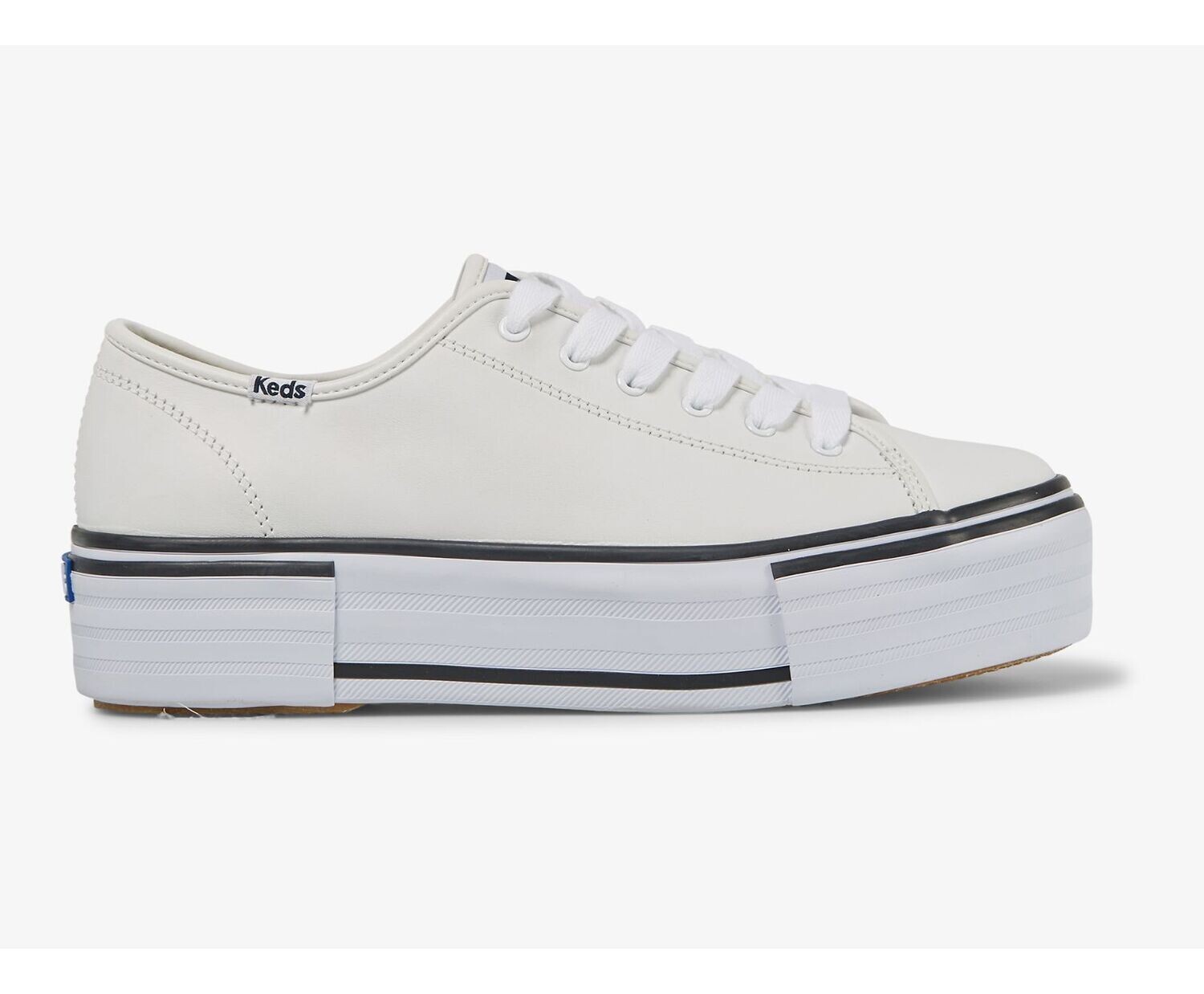 Triple Up Leather Bumper White WH66829