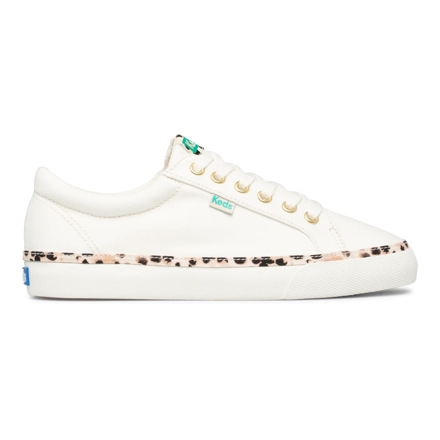Jump Kick Leopard Canvas Cream WF65974
