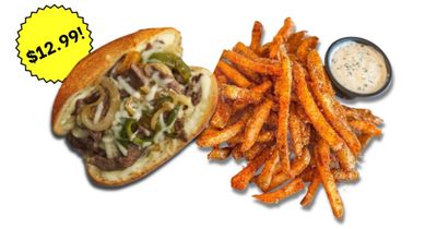 Junior Roasted Garlic Chicken &amp; Cajun Fries!