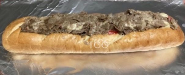 Open Stuffed Cheesesteak