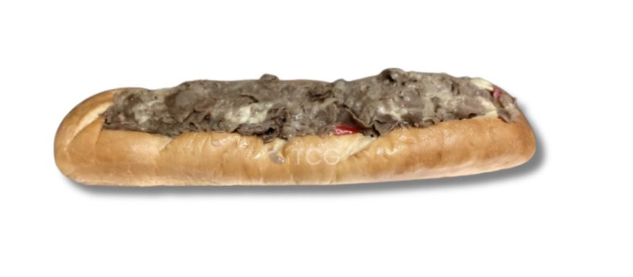 Open Stuffed Cheesesteak