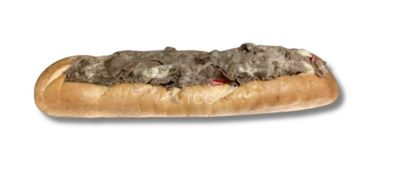 Open Stuffed Cheesesteak