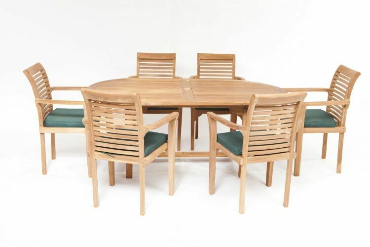 Madura 6 seater teak furniture set