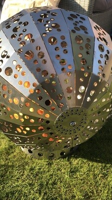 Large stainless steel Firepit Bubble style