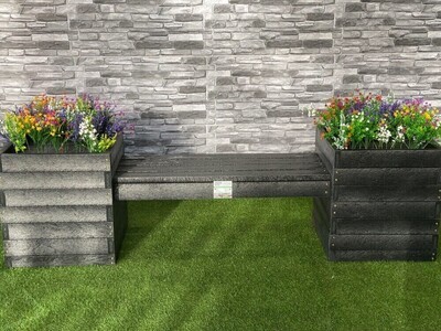 KBS Planters & Bench Set