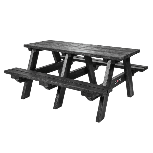 The Duke Recycled Plastic A Frame picnic table 1.5M