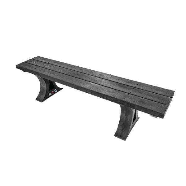 Moulded backless bench 1.8m