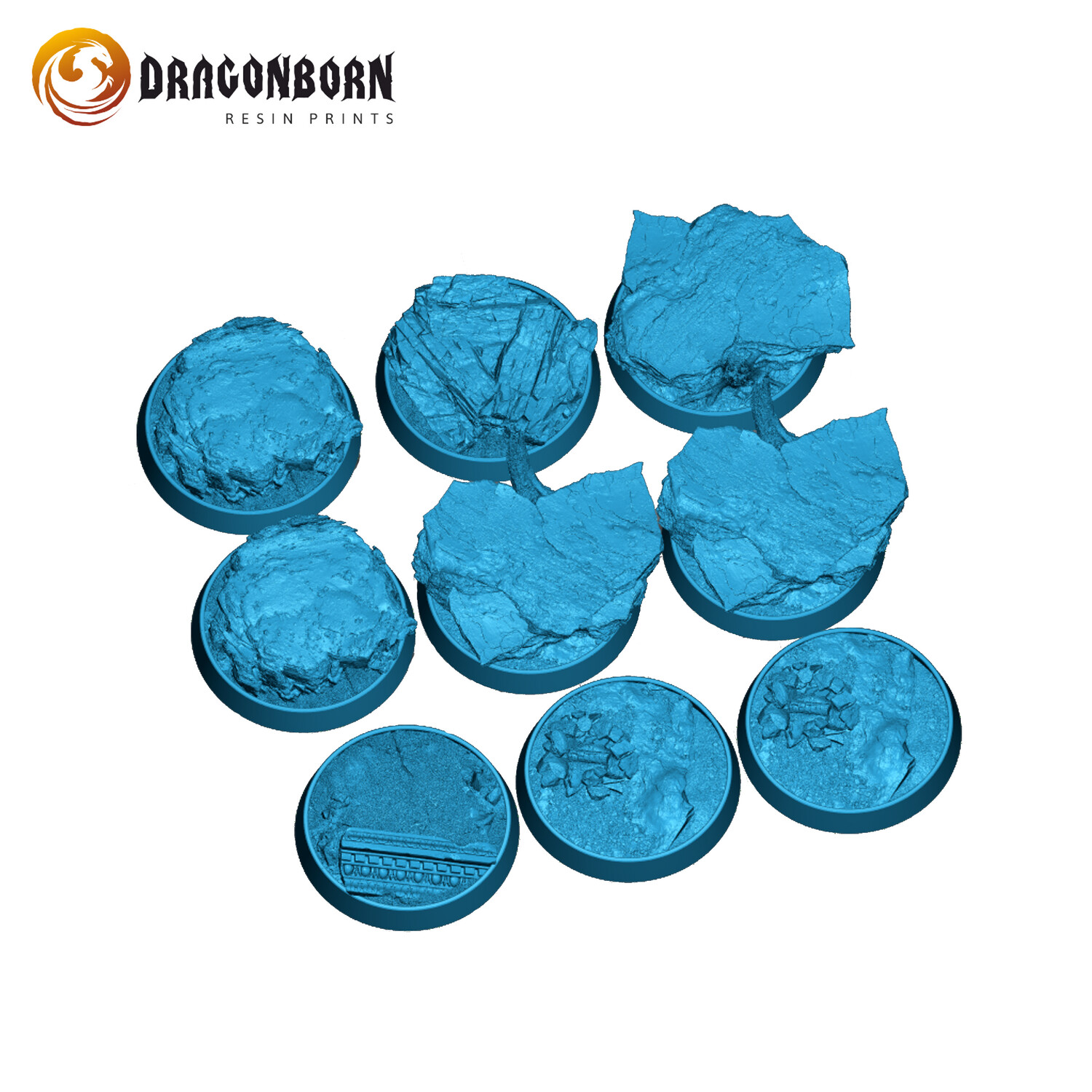 The Stoneborn of the Fire Mountains Wargaming Scale Base Set