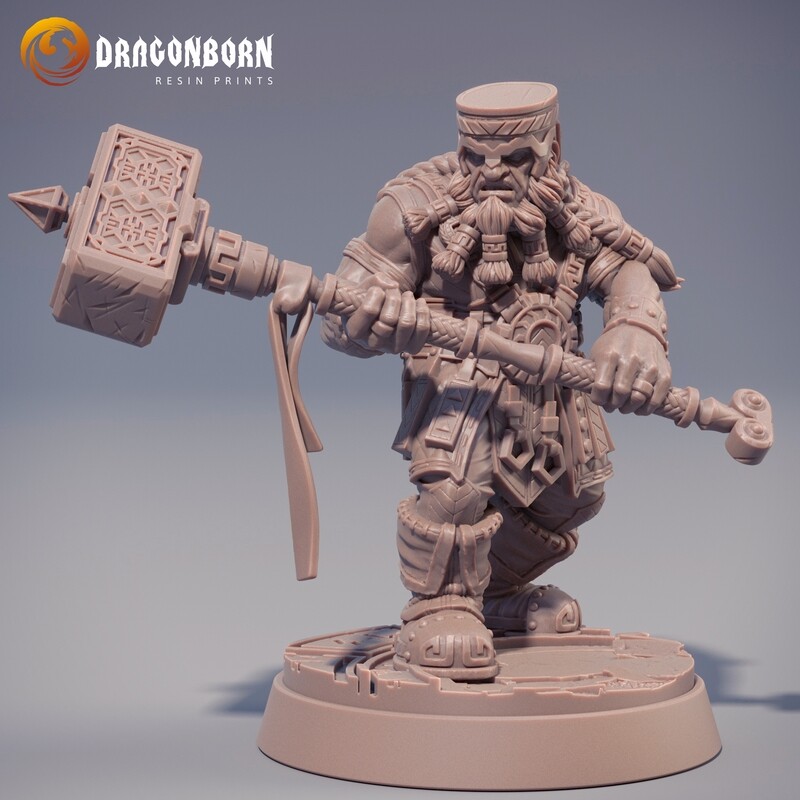 Kigan Krust ”The Thousand Pounder” - Dwarfs DnD RPG Wargaming Miniatures