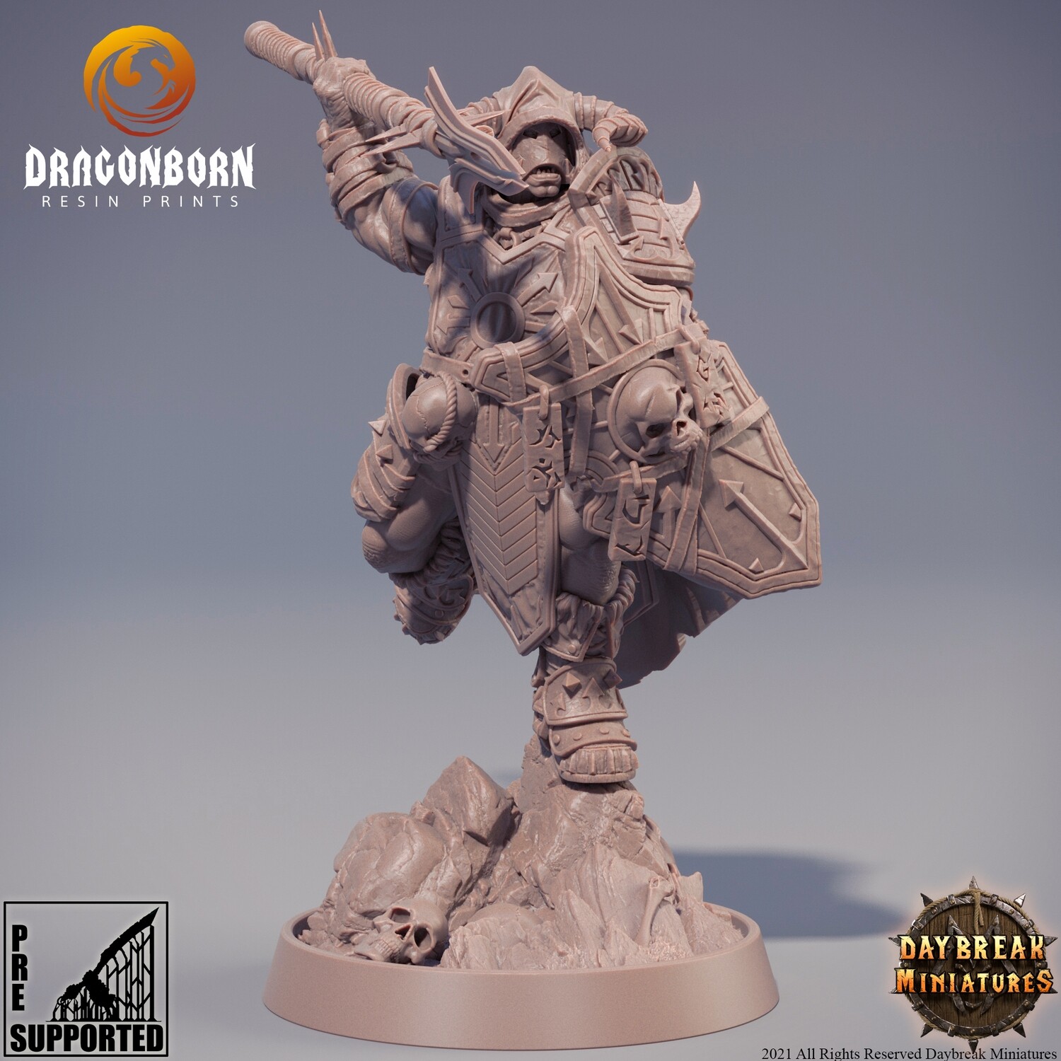 Baryonax the Uncategorizeable - Chaos Barbarians DnD RPG Wargaming Miniatures