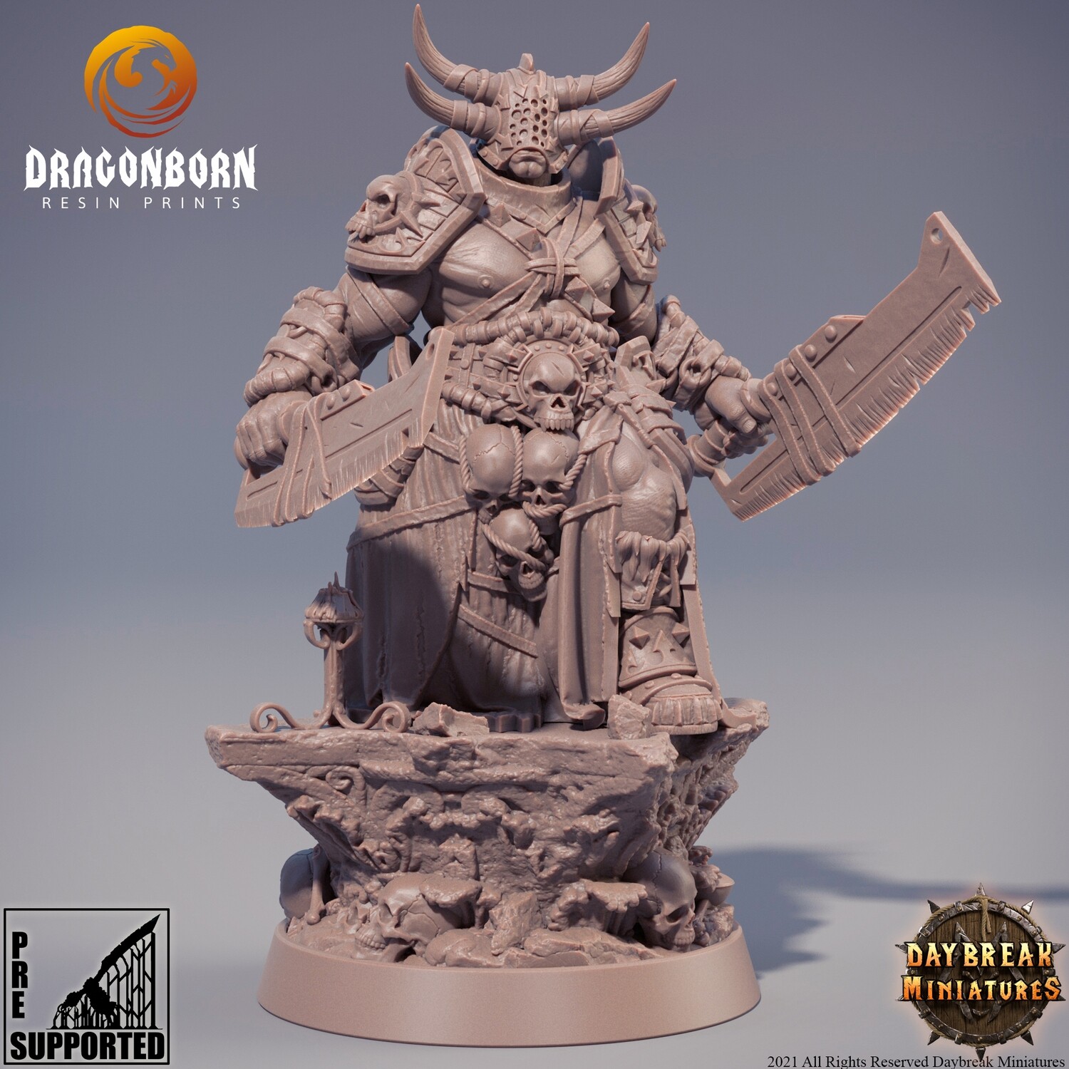 Bozonar the Subcertain - Chaos Barbarians DnD RPG Wargaming Miniatures