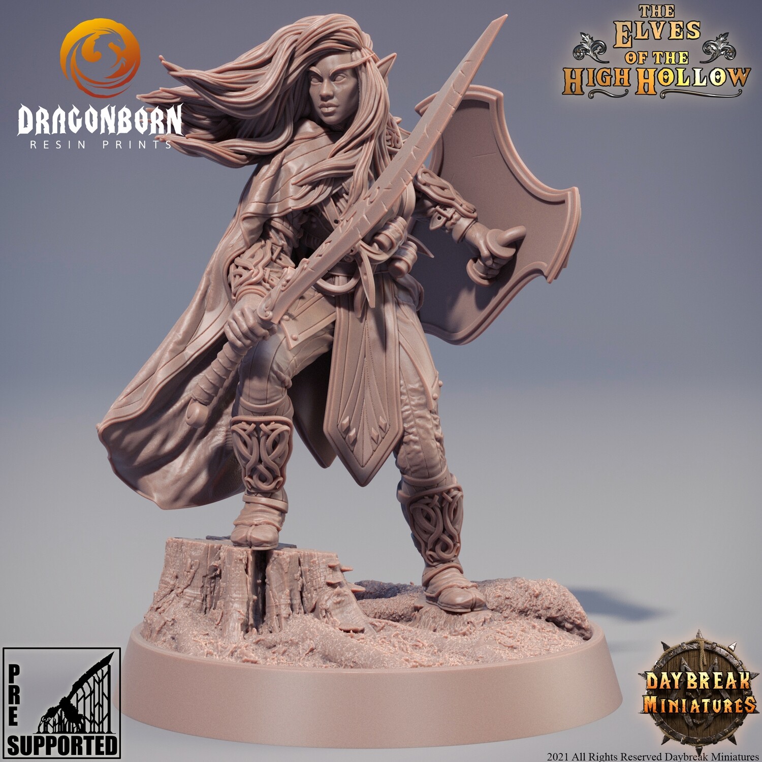 Merlo Kataa - Elves Elf DnD RPG Wargaming Miniatures