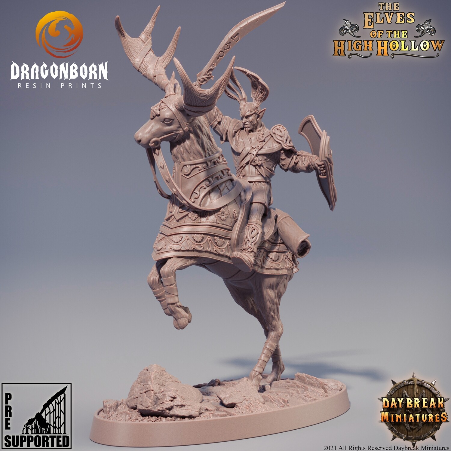 Faeren the Farseeing - Elves Elf DnD RPG Wargaming Miniatures