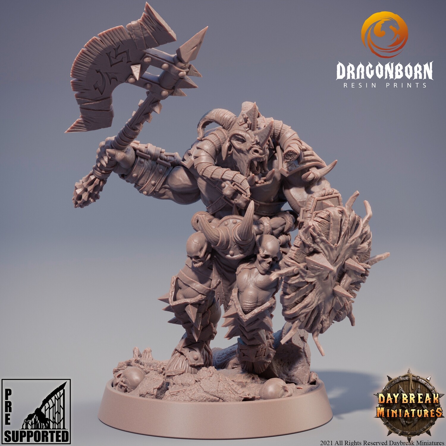 Turrff - Beastmen Warriors DnD RPG Wargaming Miniatures