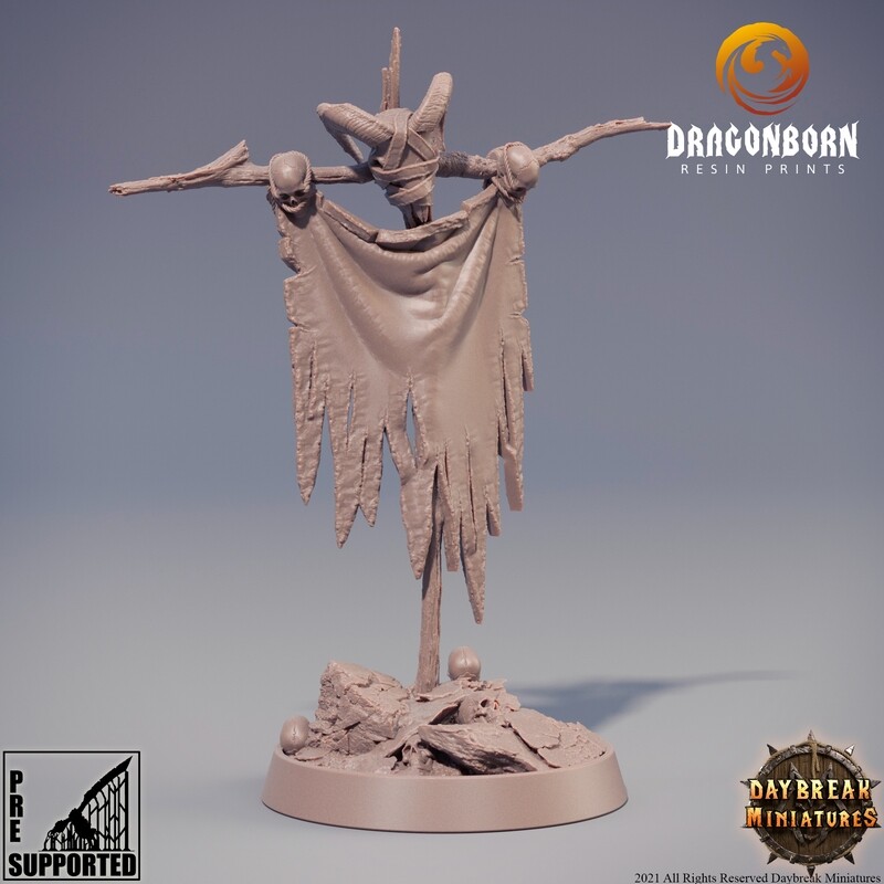 Banner - Beastmen Warriors DnD RPG Wargaming Miniatures