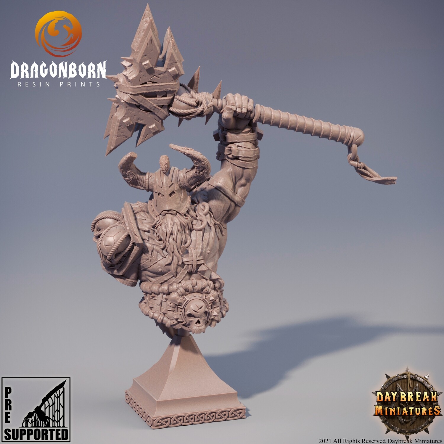 Higgurath Doubleslit - Chaos Barbarian Bust