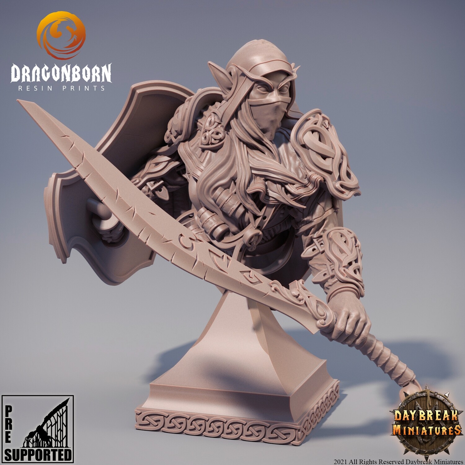 Deitin the Whisperer - Elf Bust