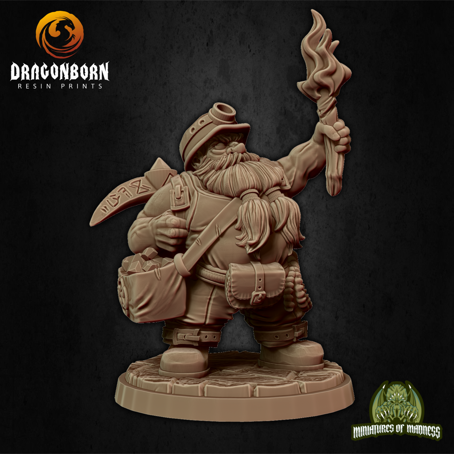 Baldur The Adventurer - Dwarf DnD RPG Wargaming Miniatures