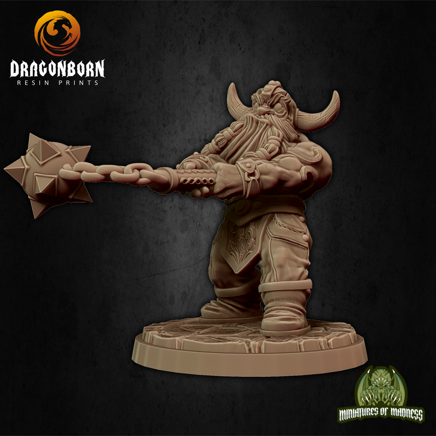Doli The Smasher - Dwarf DnD RPG Wargaming Miniatures