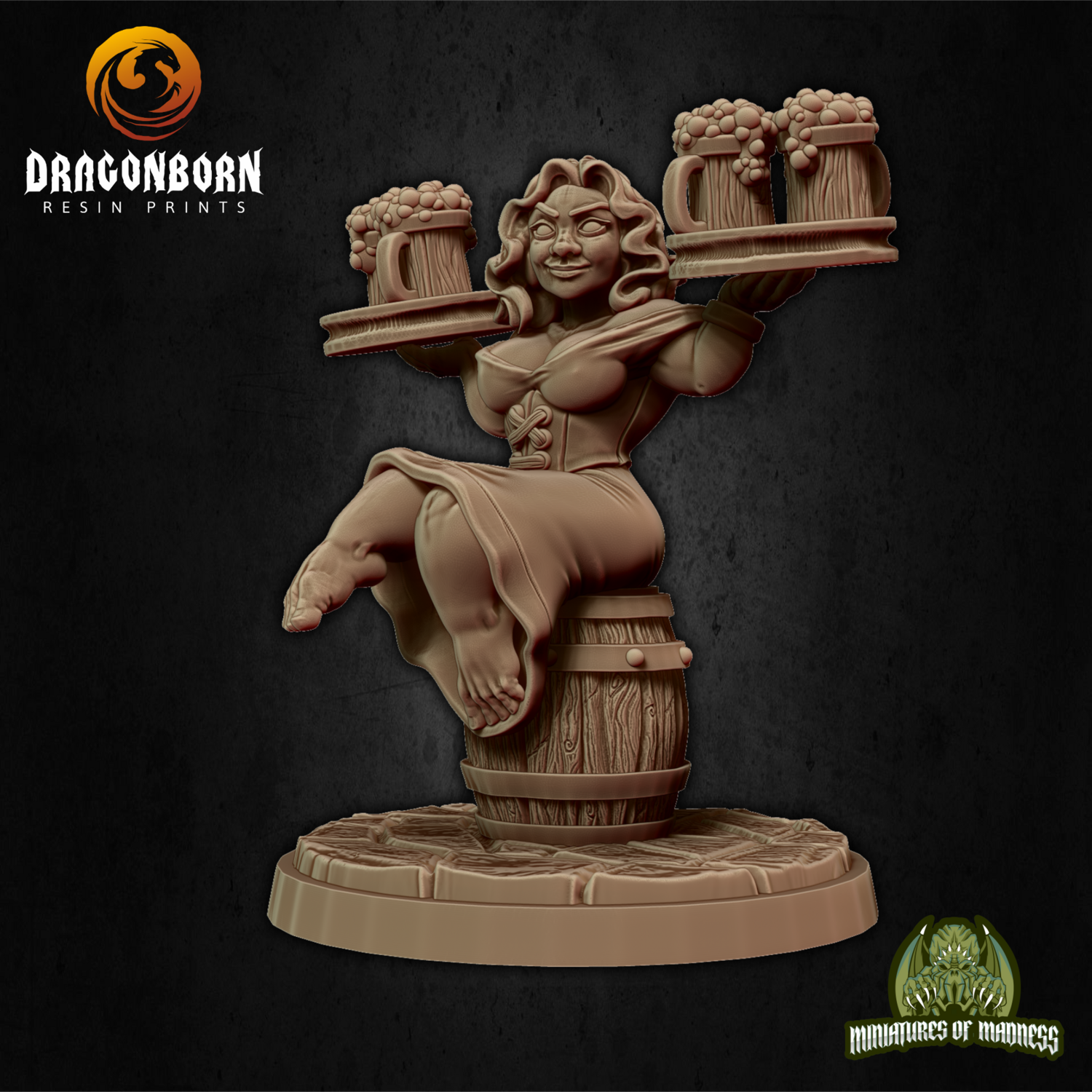 Dorella Breakheart - Dwarf DnD RPG Wargaming Miniatures