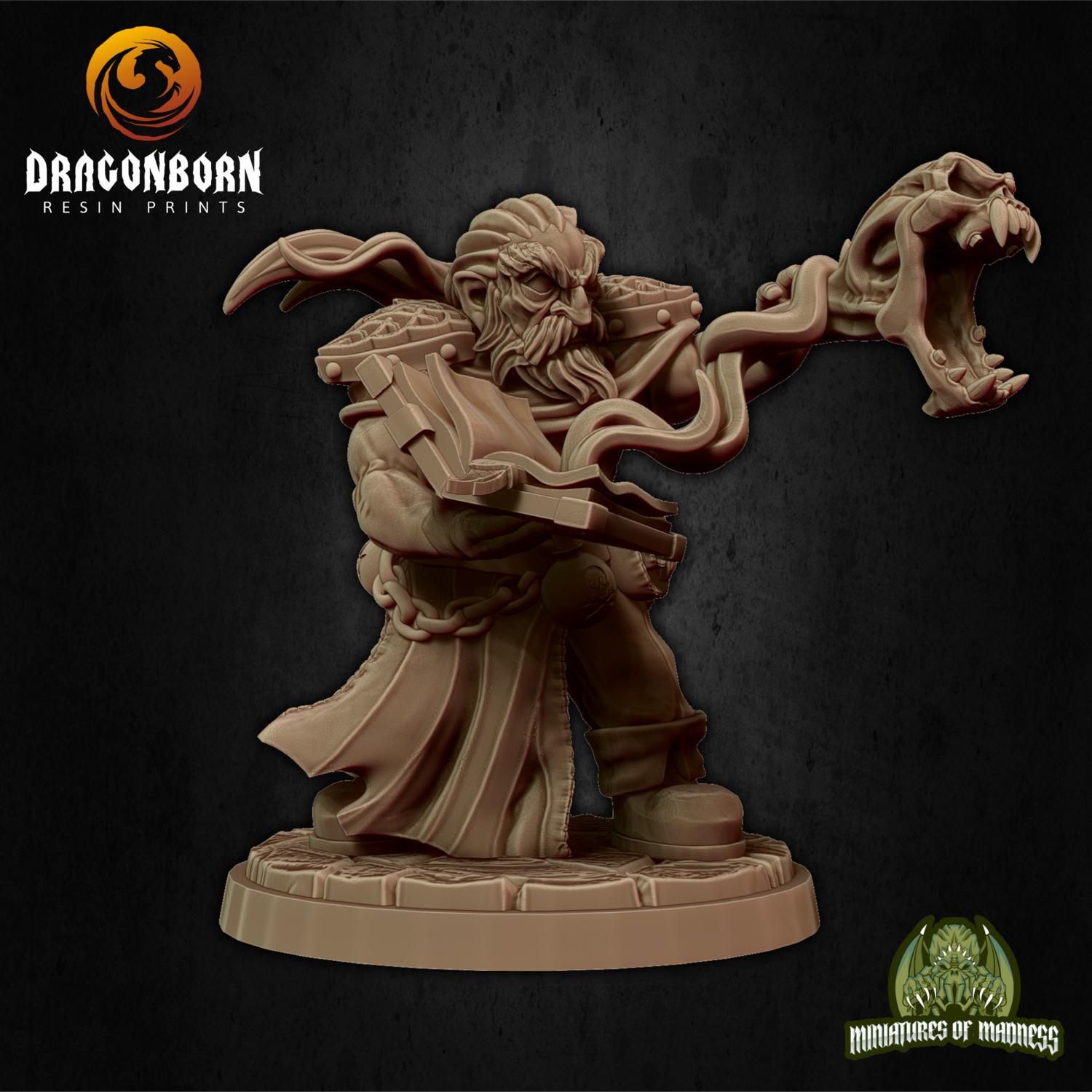 Kenus Soulstealer - Dwarf DnD RPG Wargaming Miniatures