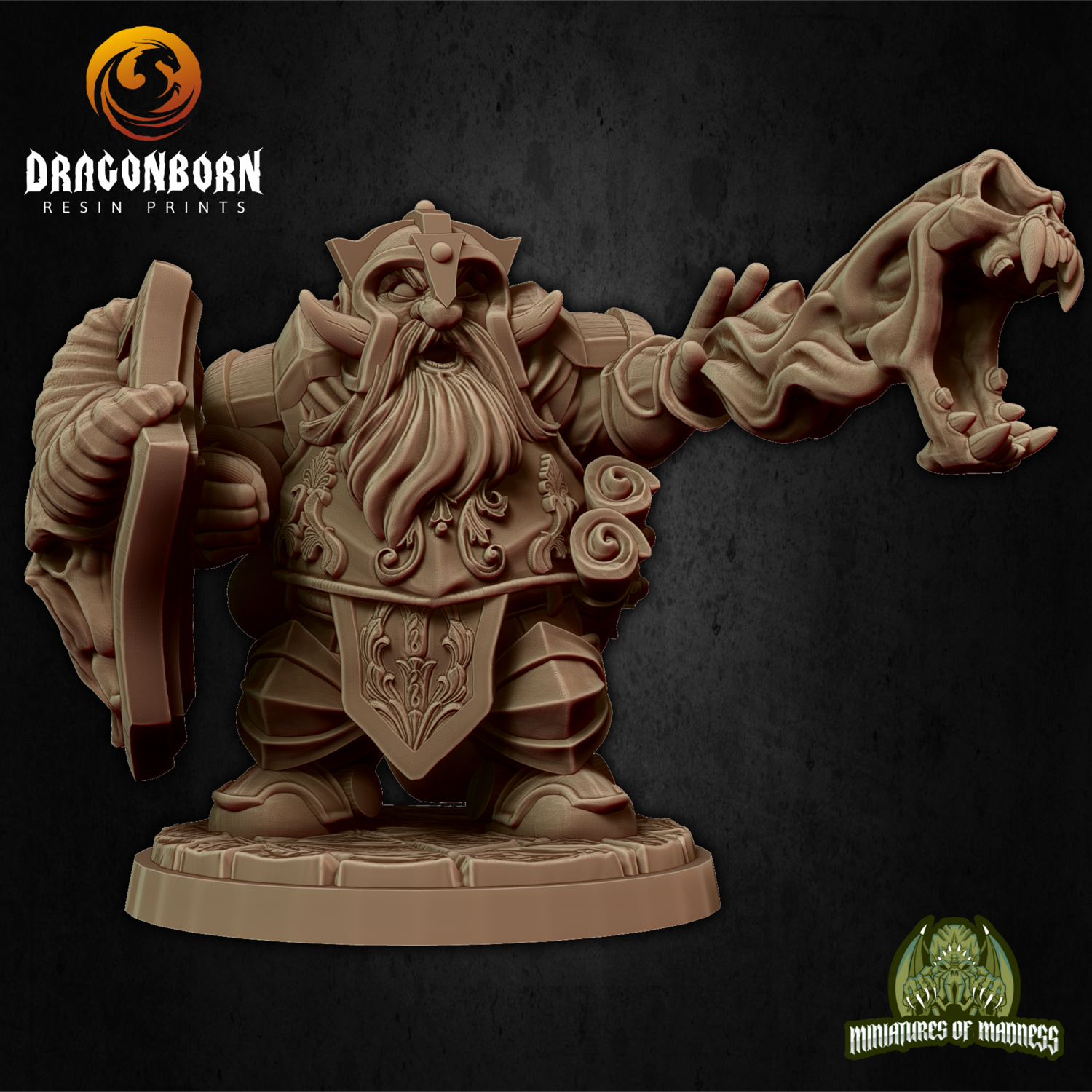 Ordain The Insane - Dwarf DnD RPG Wargaming Miniatures