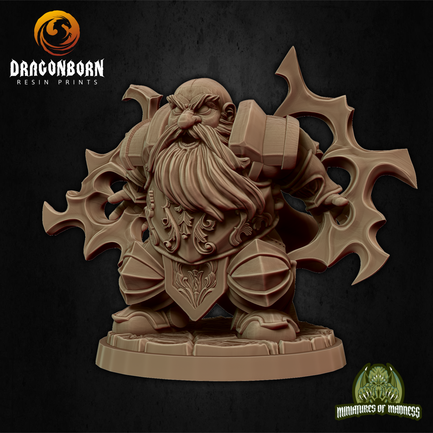 Rargtad The Electrocutioner - Dwarf DnD RPG Wargaming Miniatures